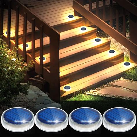 outdoor steps solar lights